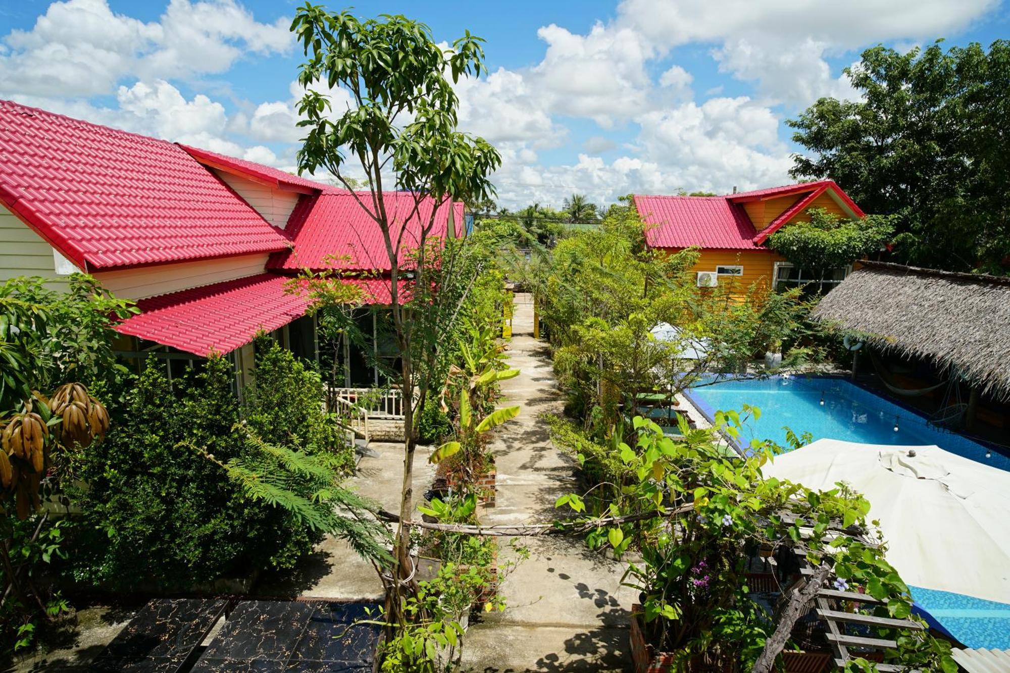 Yellow Star Hostel Kampot Kültér fotó